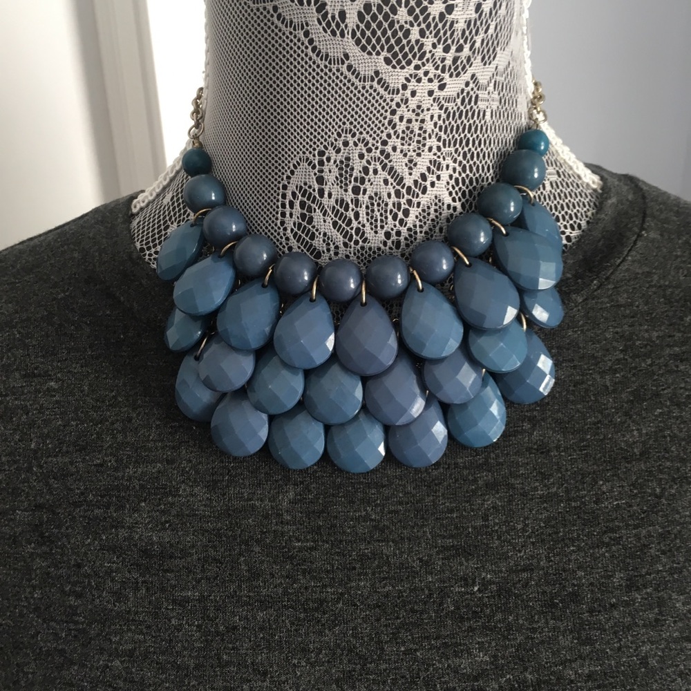 Blue necklace